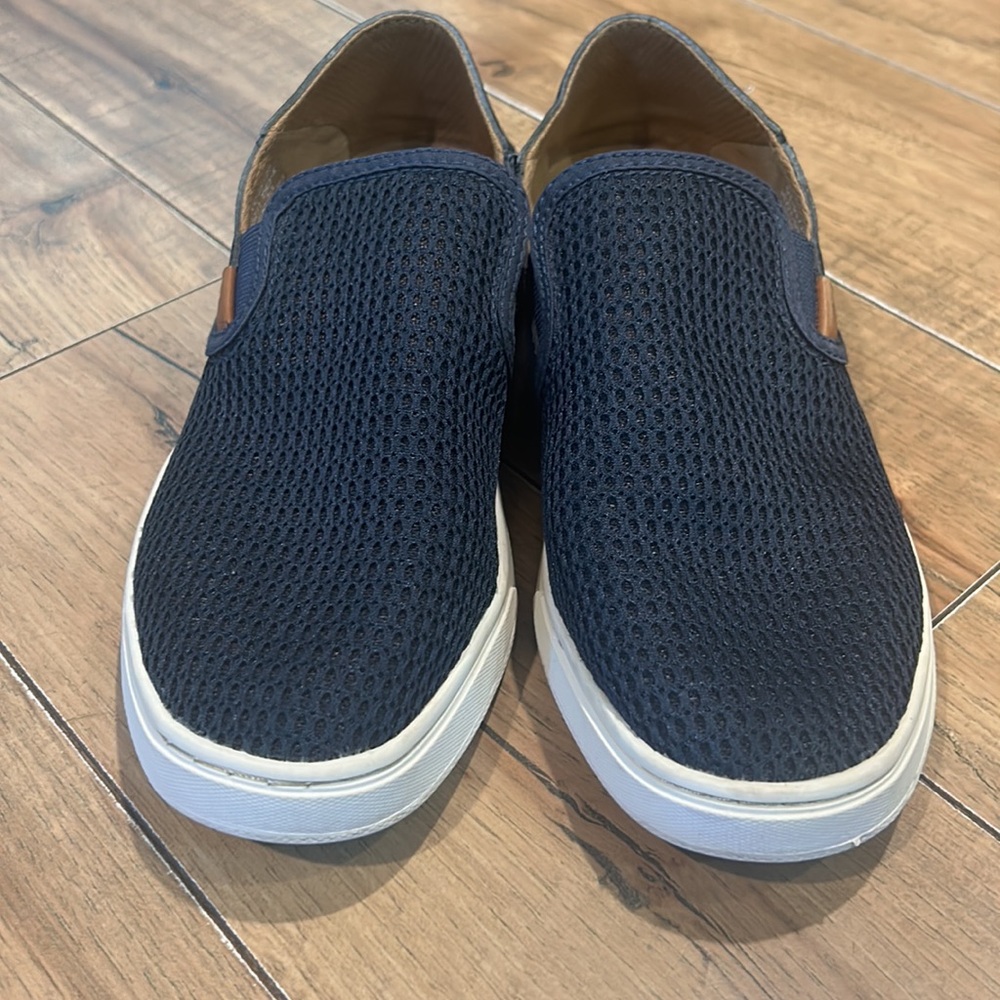 OluKai DEDE Pehuea Slip On Shoes Navy Mesh Women’s size 7.5 European 37.5 - Picture 3 of 10